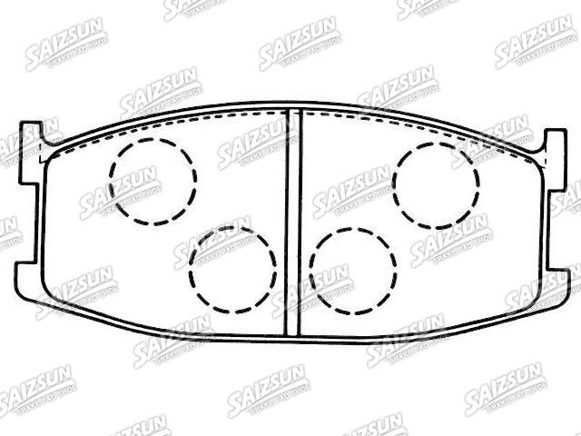 刹车片 Brake Pad Set:8173-49-280A