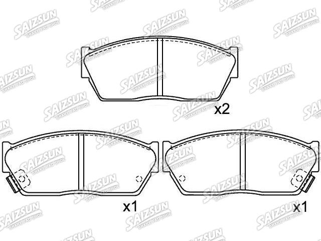 刹车片 Brake Pad Set:45022-SA0-681
