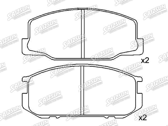 刹车片 Brake Pad Set:04465-27040