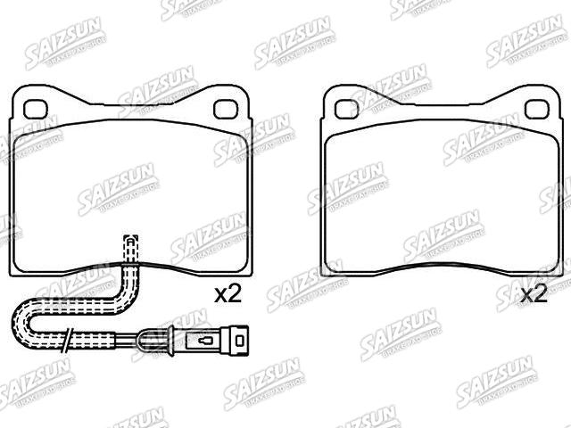 刹车片 Brake Pad Set:1 637 873