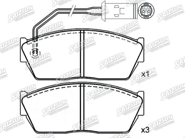 刹车片 Brake Pad Set:GBP90289