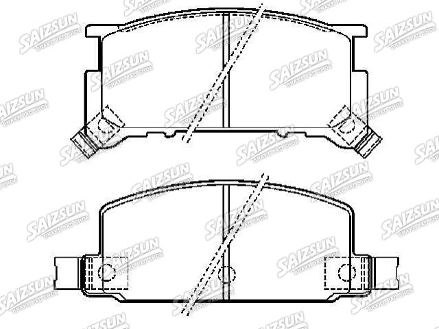 刹车片 Brake Pad Set:72519-1072
