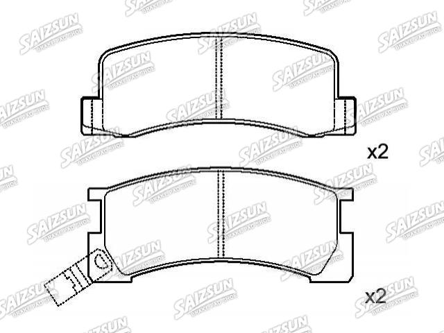 刹车片 Brake Pad Set:04465-14140