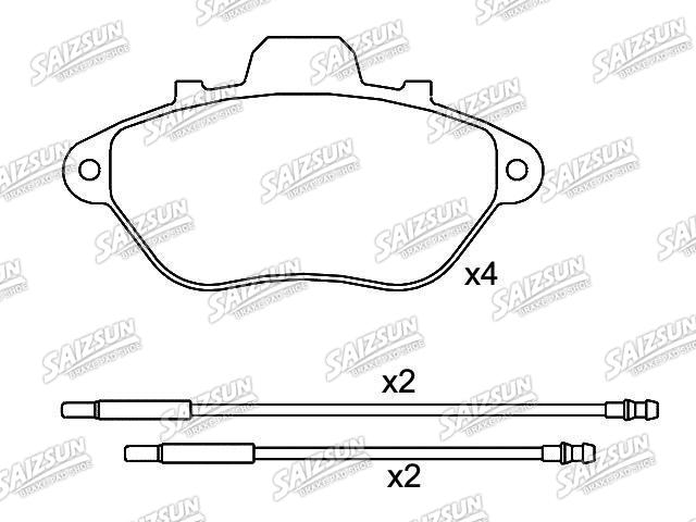 刹车片 Brake Pad Set:4250.80