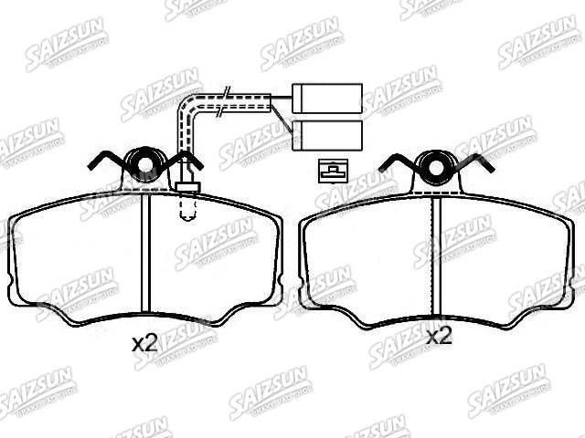 刹车片 Brake Pad Set:0060 765 018