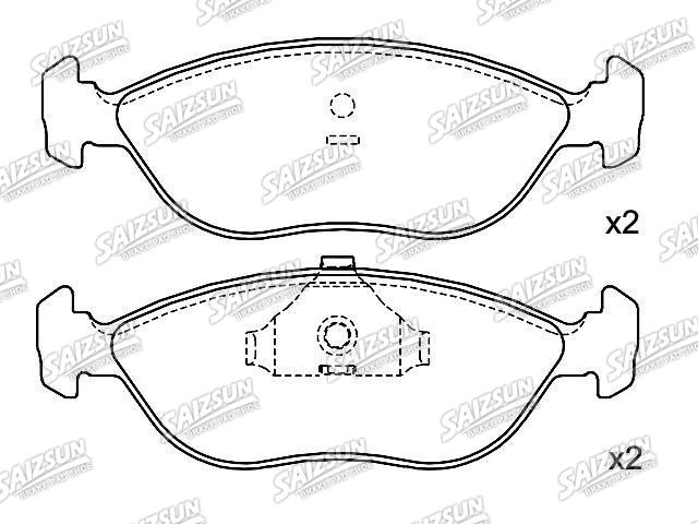 刹车片 Brake Pad Set:3 344 703-8