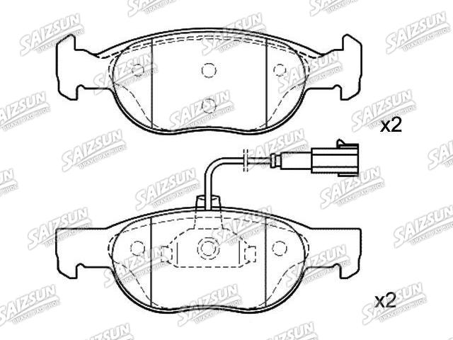 刹车片 Brake Pad Set:9 950 714