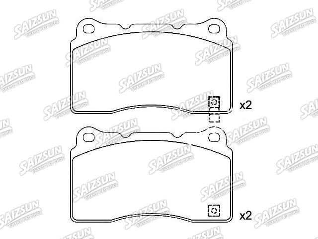 刹车片 Brake Pad Set:89047725