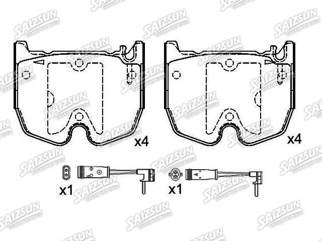 刹车片 Brake Pad Set:003 420 53 20