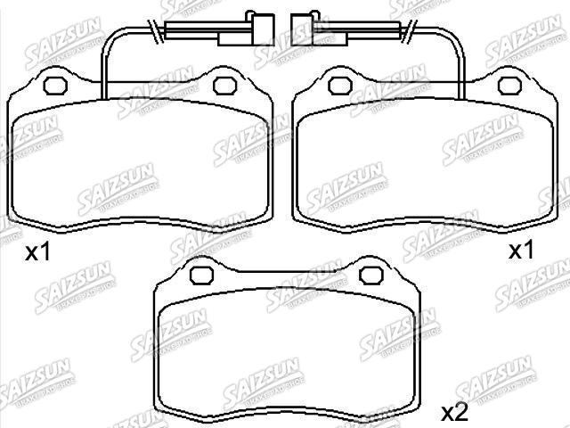 刹车片 Brake Pad Set:7 736 222 7