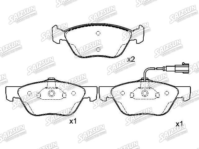 刹车片 Brake Pad Set:7 736 267 4