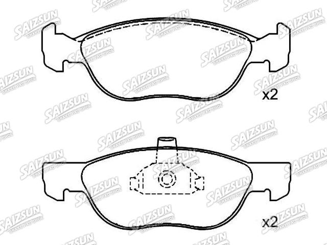 刹车片 Brake Pad Set:7 736 214 9