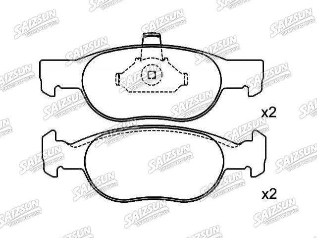 刹车片 Brake Pad Set:9 948 408