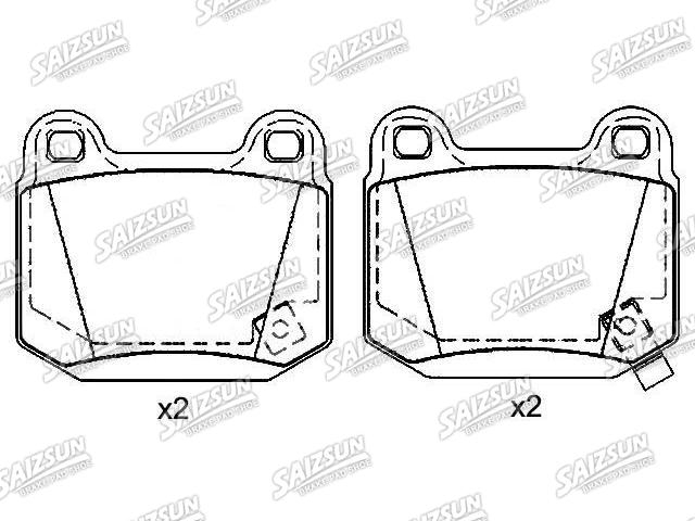 刹车片 Brake Pad Set:MR 407 391