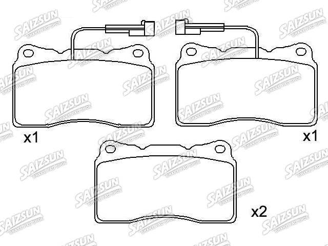 刹车片 Brake Pad Set:7 736 272 2