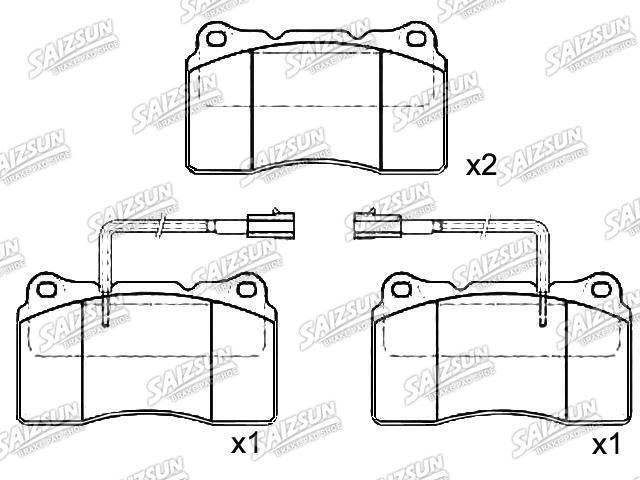 刹车片 Brake Pad Set:7 736 354 5