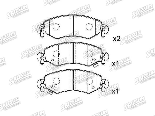 刹车片 Brake Pad Set:9 194 893