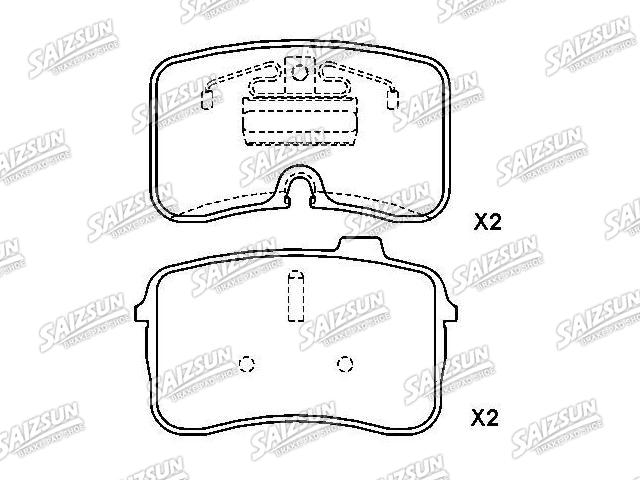 刹车片 Brake Pad Set:441 698 151 D