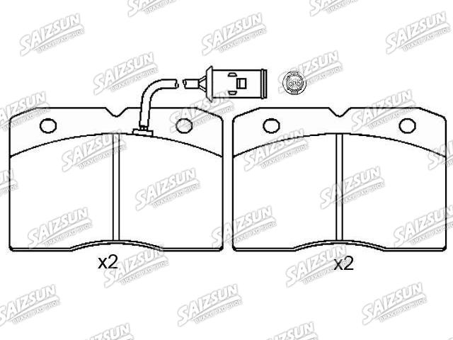 刹车片 Brake Pad Set:190 6039
