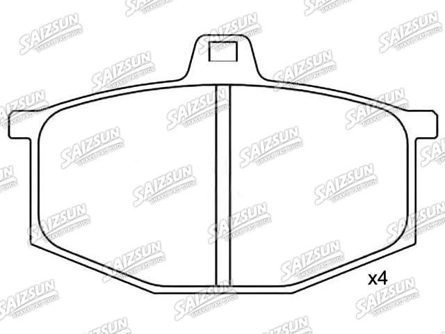 刹车片 Brake Pad Set:77 01 200 734