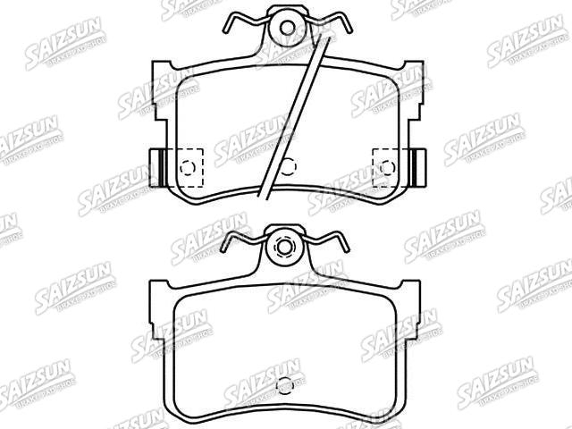 刹车片 Brake Pad Set:GBP90323