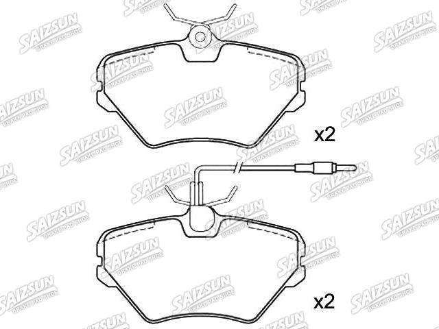 刹车片 Brake Pad Set:77 01 203 967