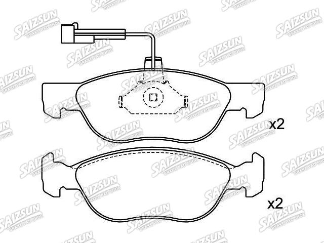 刹车片 Brake Pad Set:9 947 776