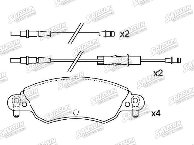 刹车片 Brake Pad Set:4252.14