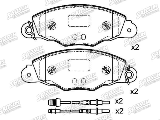 刹车片 Brake Pad Set:4251.84