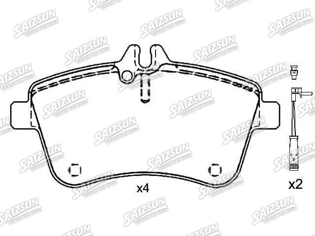 刹车片 Brake Pad Set:169 420 01 20