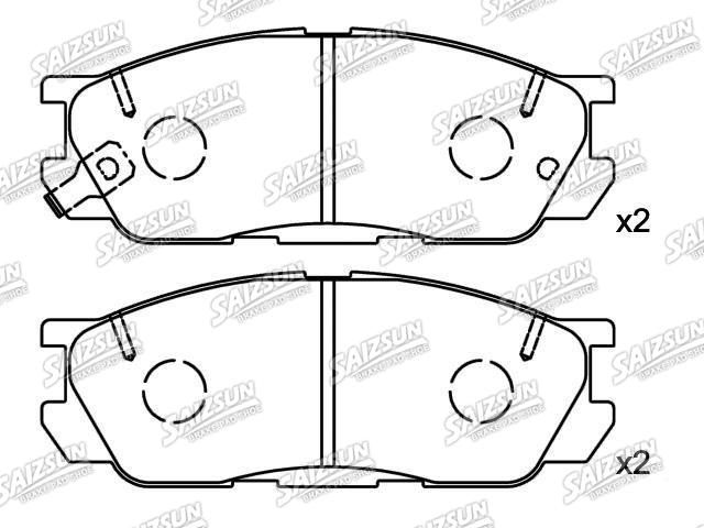 刹车片 Brake Pad Set:H3Y0-33-23Z