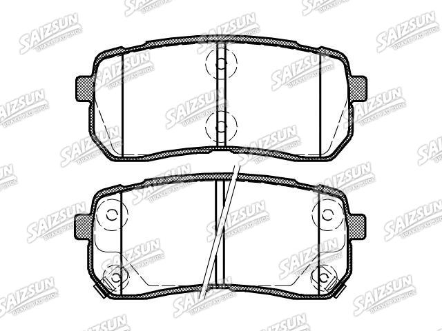 刹车片 Brake Pad Set:58302-3JA00