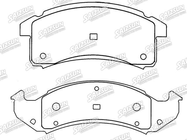 刹车片 Brake Pad Set:12510001