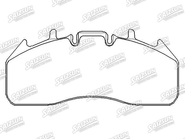刹车片 Brake Pad Set:5001 864 363
