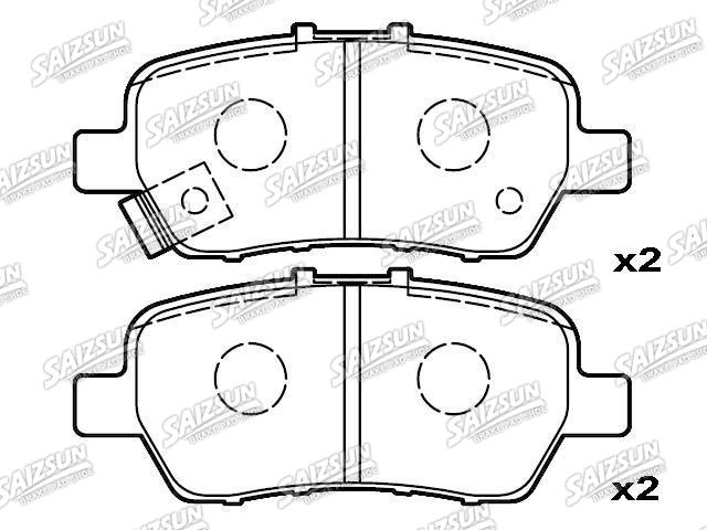 刹车片 Brake Pad Set:06430-SFE-000