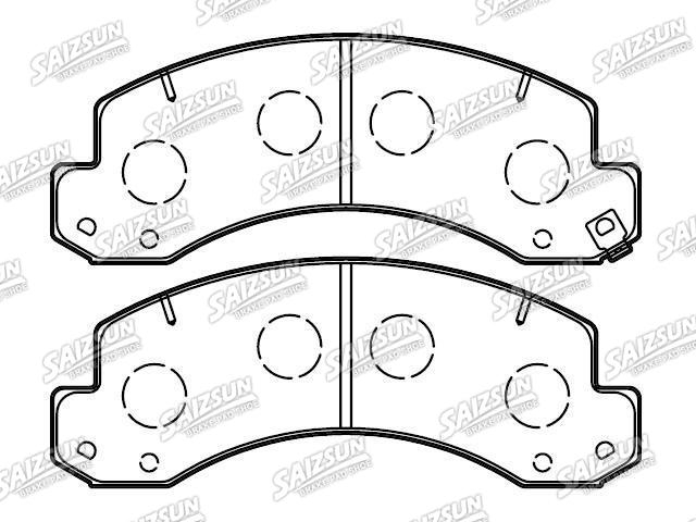 刹车片 Brake Pad Set:04465-37020