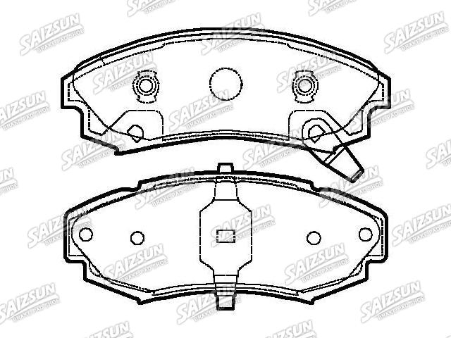 刹车片 Brake Pad Set:12321440
