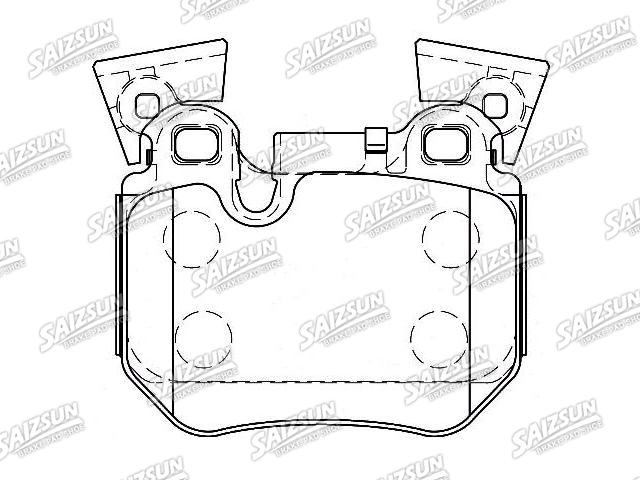 刹车片 Brake Pad Set:34 21 6 784 808