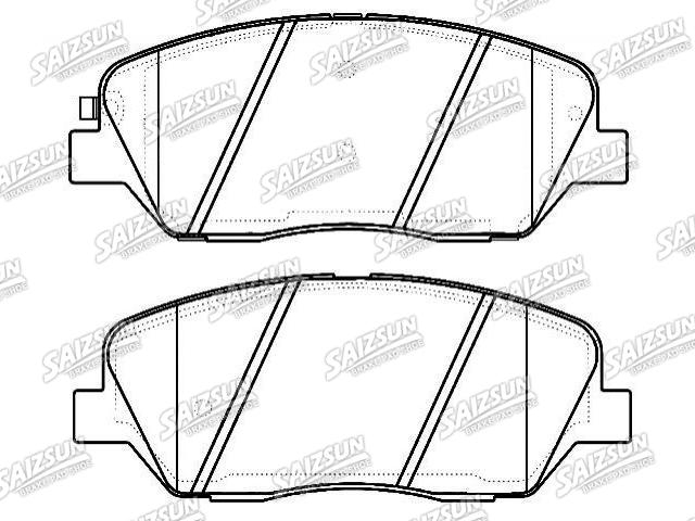 刹车片 Brake Pad Set:58101-2JA00