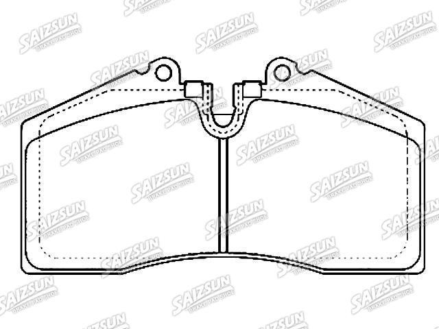 刹车片 Brake Pad Set:8A0 698 151 E