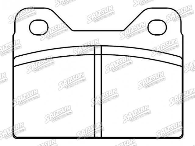 刹车片 Brake Pad Set:D108-7042