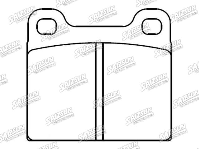刹车片 Brake Pad Set:D58-7023