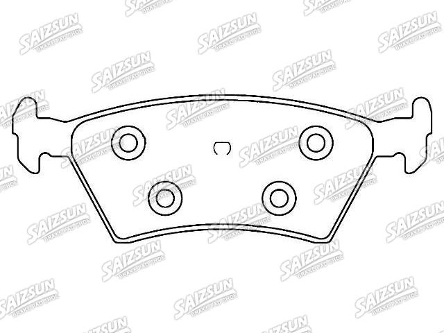 刹车片 Brake Pad Set:4313838