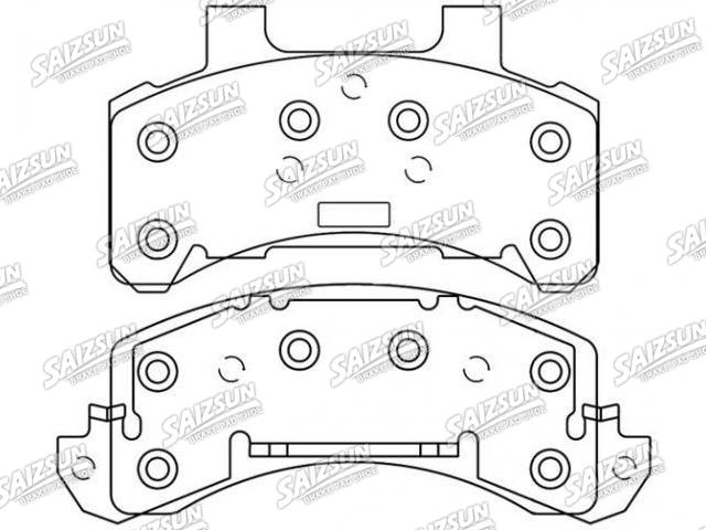 刹车片 Brake Pad Set:D159-7070B