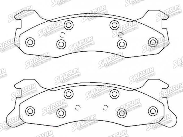 刹车片 Brake Pad Set:D343-7124A