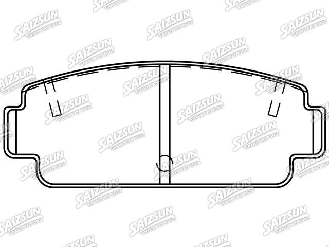 刹车片 Brake Pad Set:D196-7119