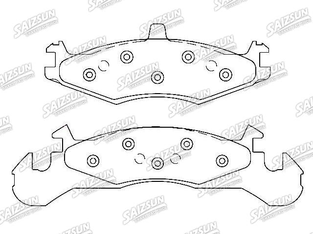 刹车片 Brake Pad Set:4238786