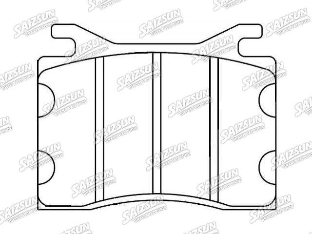 刹车片 Brake Pad Set:D82-7075