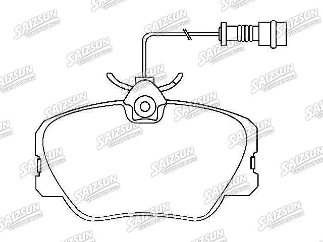 刹车片 Brake Pad Set:FDB415