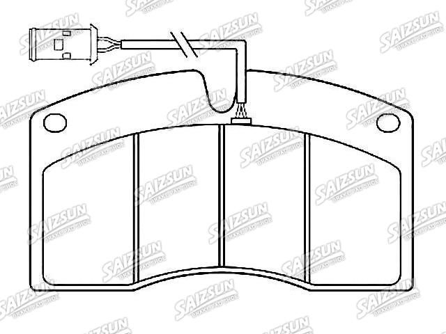 刹车片 Brake Pad Set:FCV1161